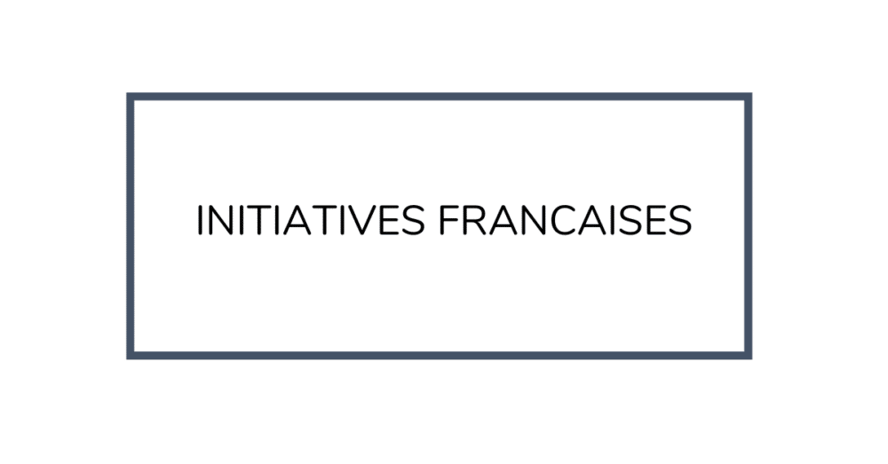 Initiatives françaises