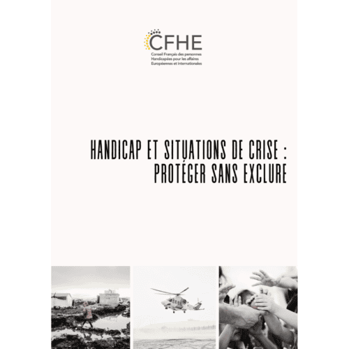Visuel du livret Handicap et situations de crise